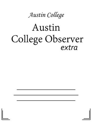 cover image of Austin College Observer
